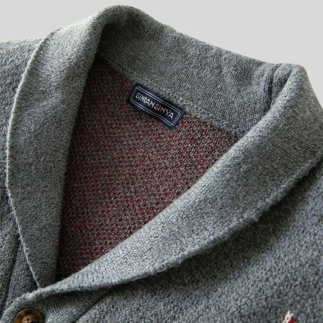 Chaqueta de lana jacquard