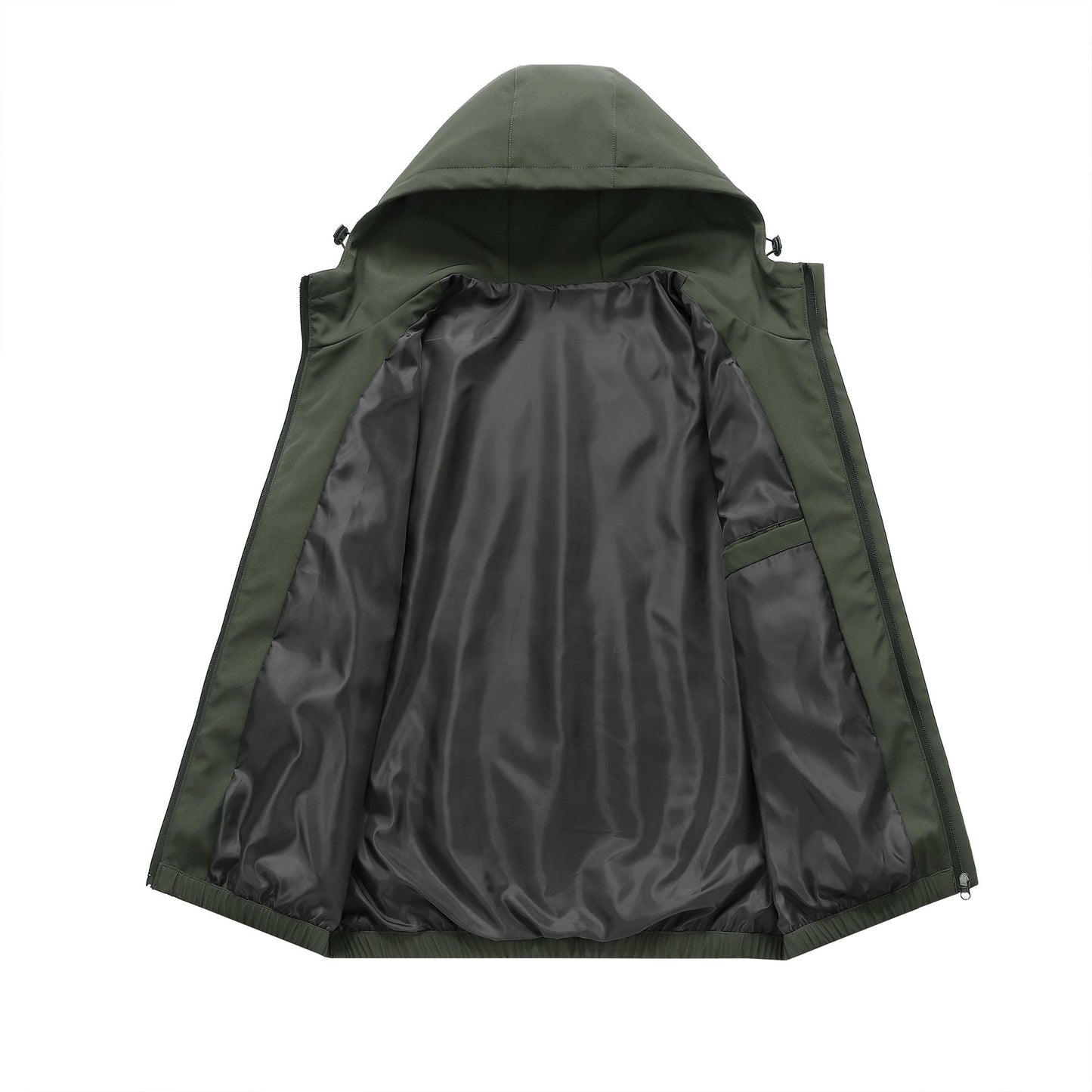 Elegante chaqueta cortaviento