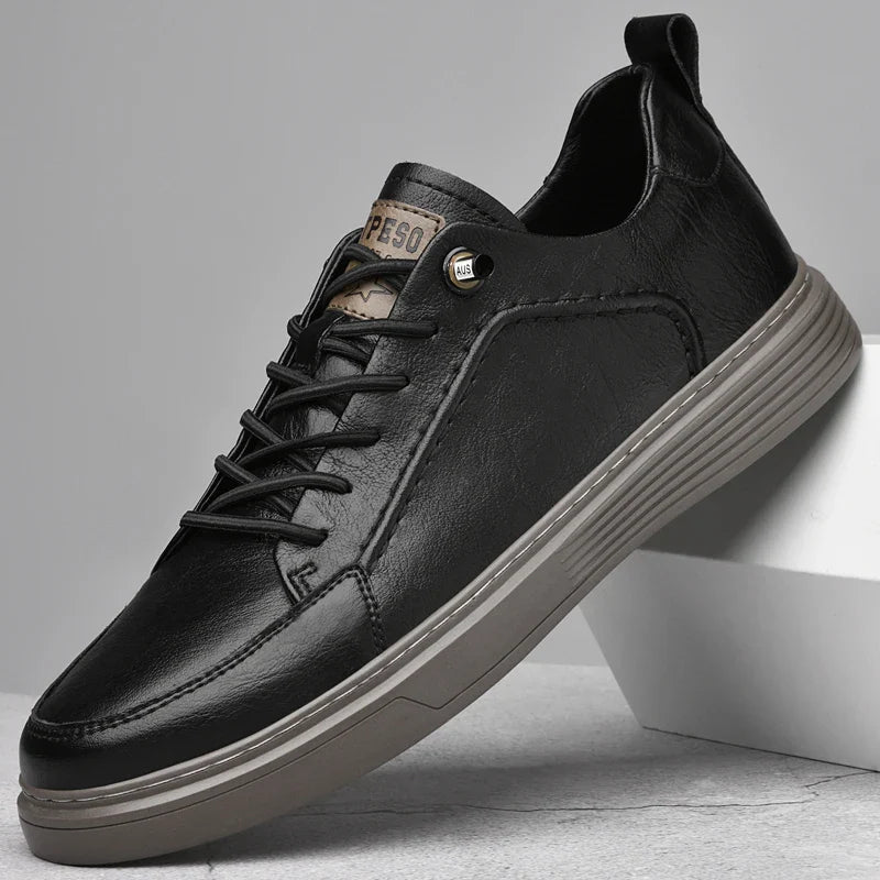 Zapatos elegantes de cuero de alta calidad