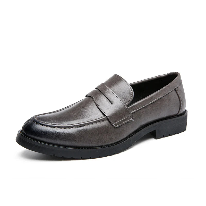 Mocasines informales de cuero