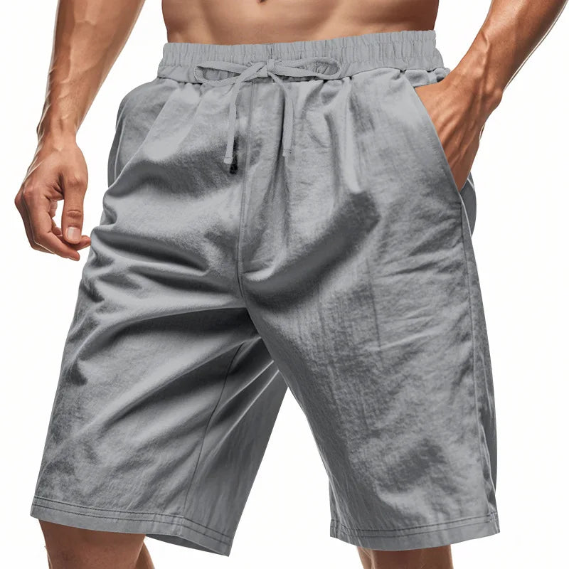 Pantalones cortos de verano de lino elegantes