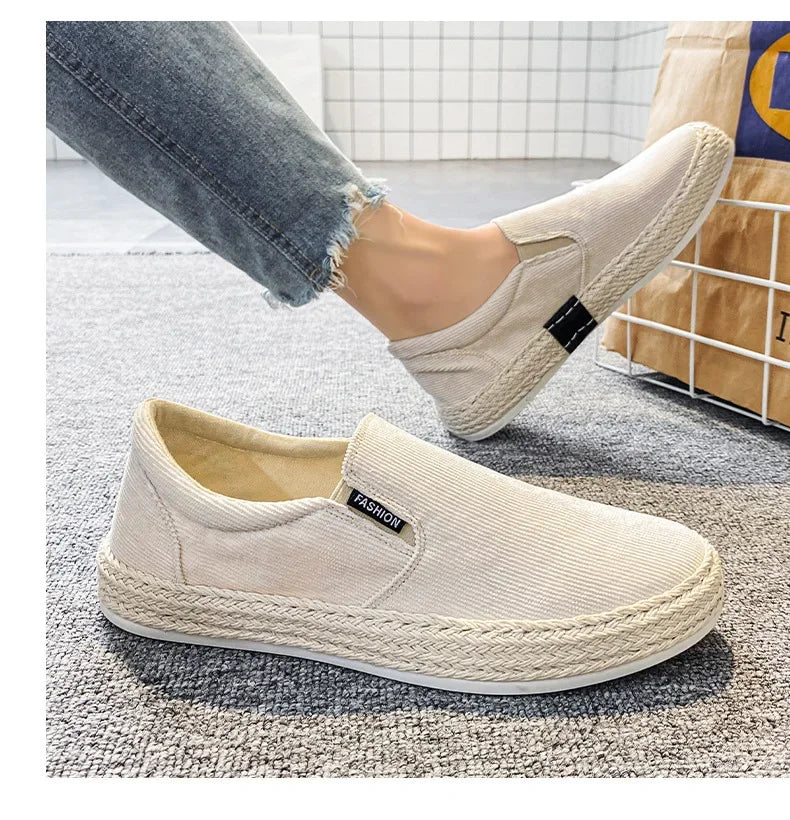 Zapatillas de lona transpirables