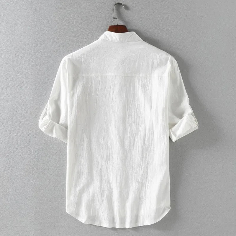 Camisa casual de lino