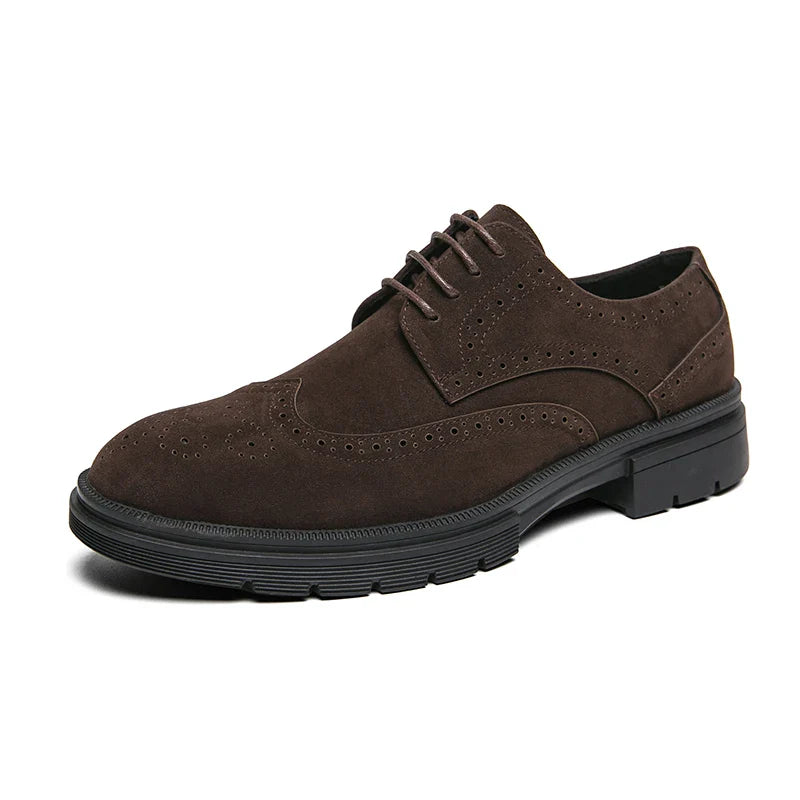 Zapatos de negocios de gamuza