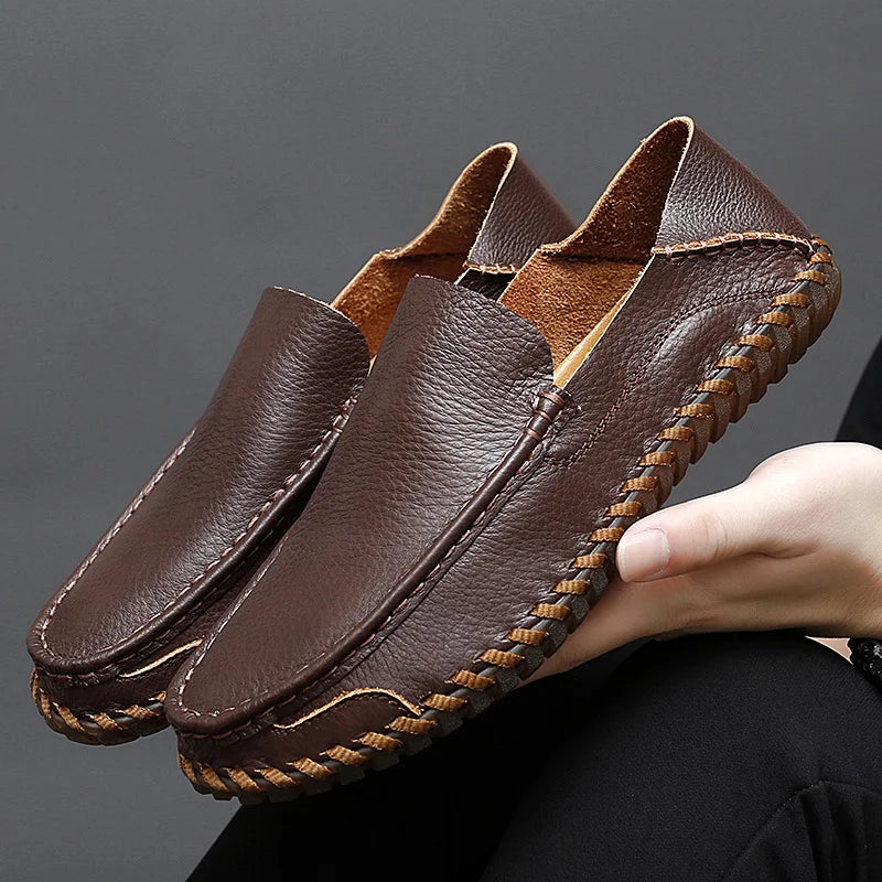 Mocasines de piel para hombre Chic