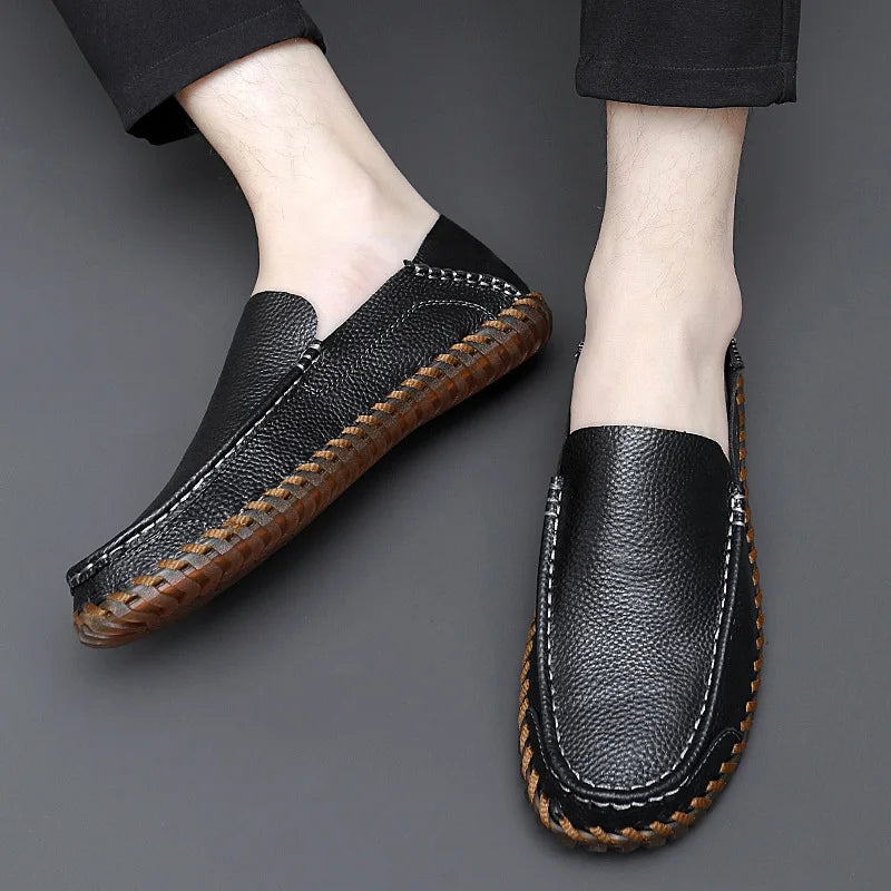 Mocasines de piel para hombre Chic
