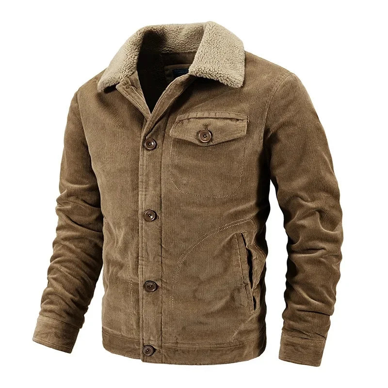 Elegante chaqueta acolchada de algodón