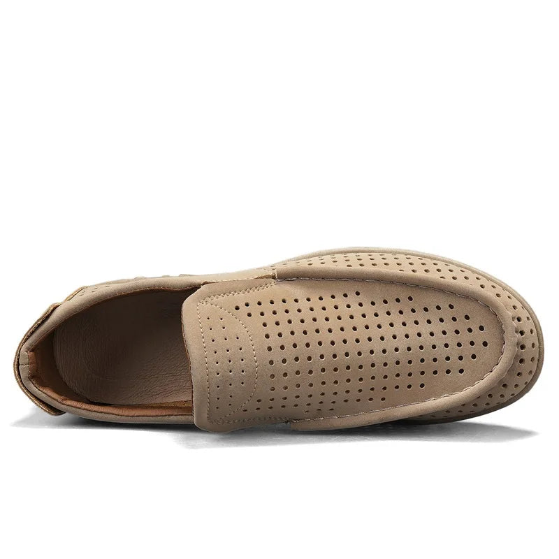 Elegantes mocasines transpirables