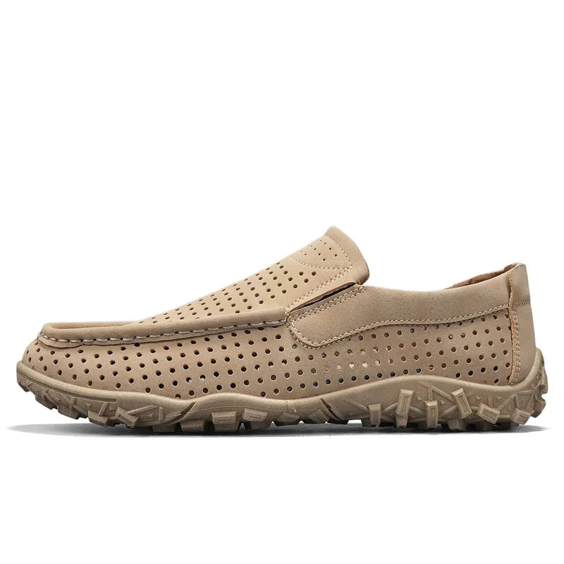 Elegantes mocasines transpirables