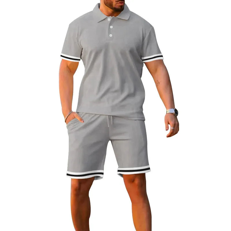 Elegante conjunto de polo