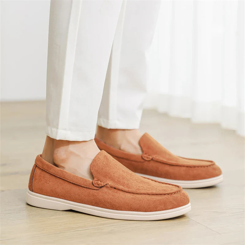 Mocasines casuales de ante