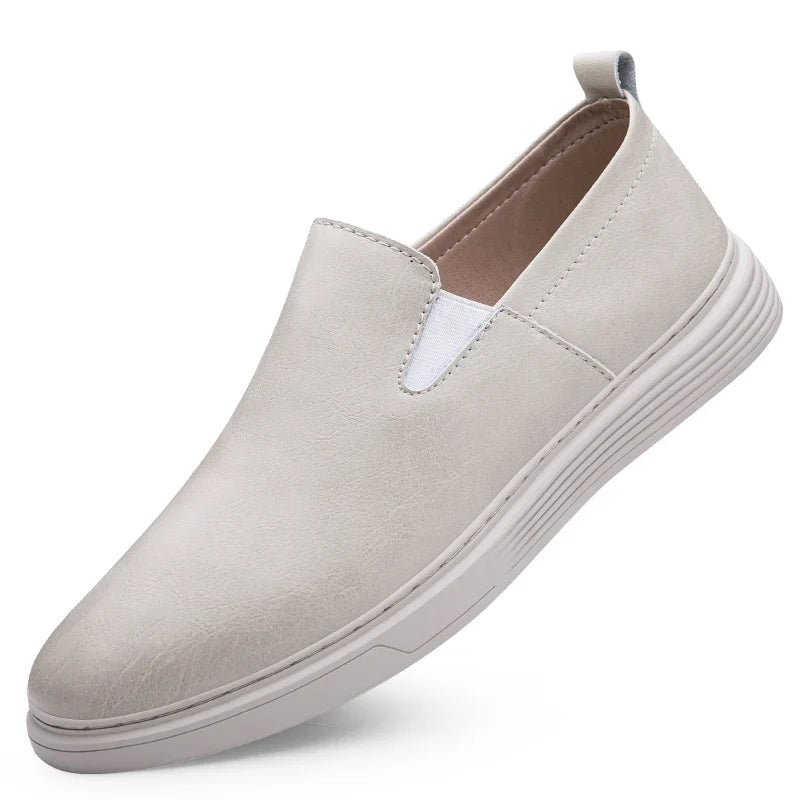Zapatillas de piel