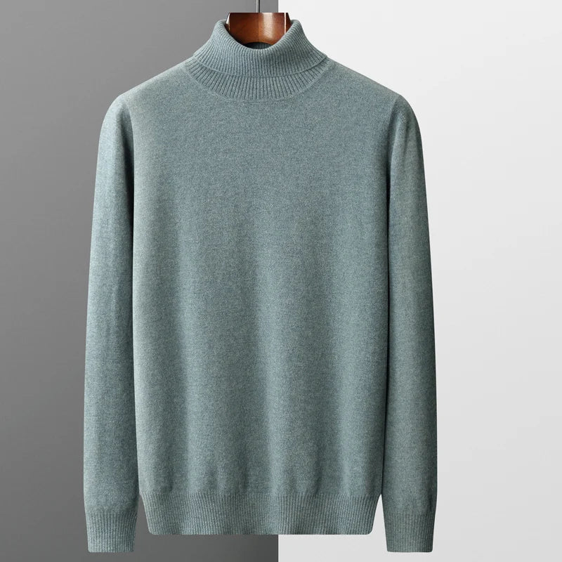 Jersey de cuello alto de lana Genève
