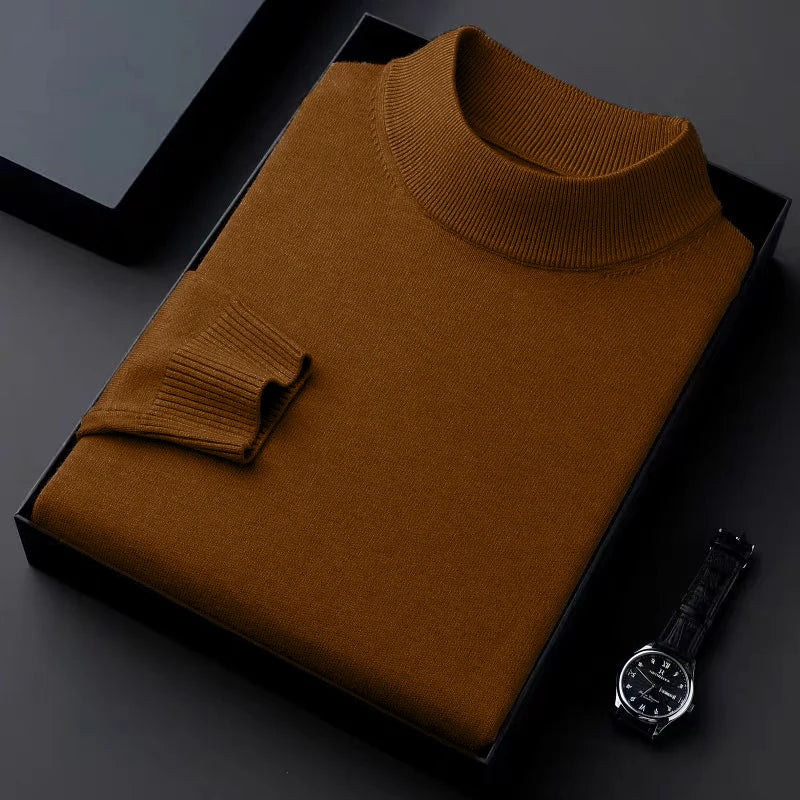 Cuello alto cálido de primera calidad