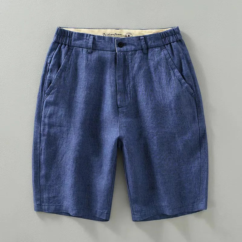 Pantalones cortos de verano de lino elegantes