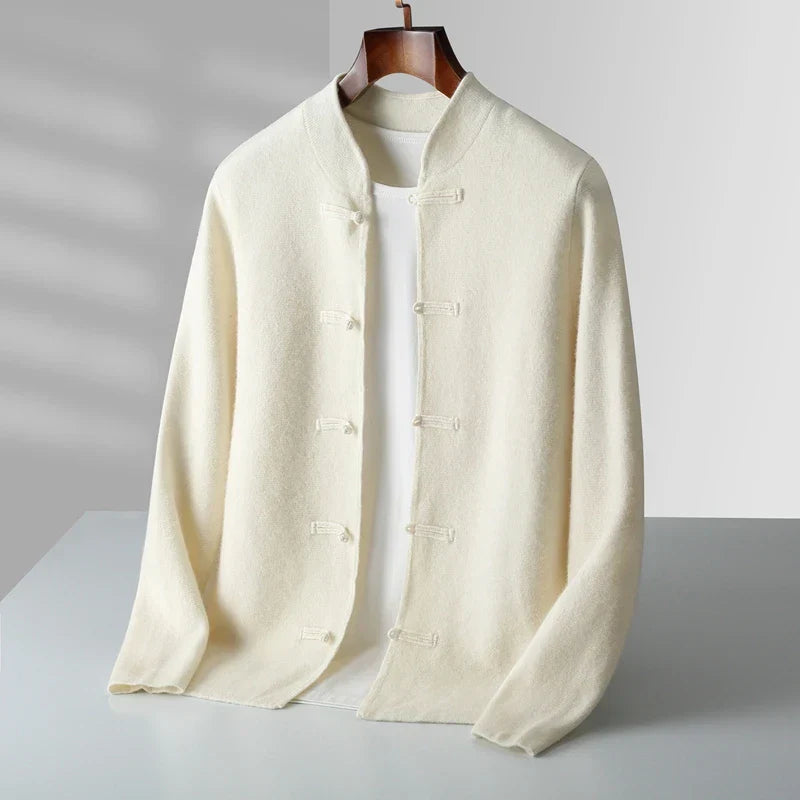 Elegante cárdigan de cachemira