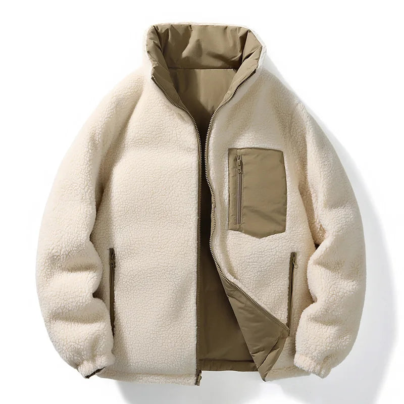 Elegante chaqueta reversible