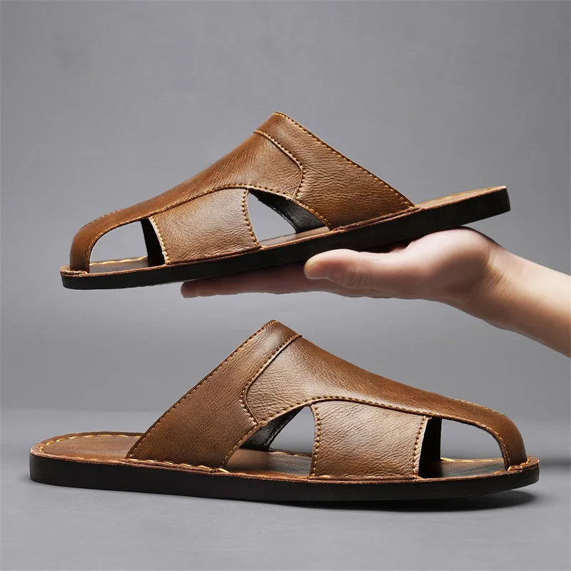 Sandalias de cuero de alta calidad