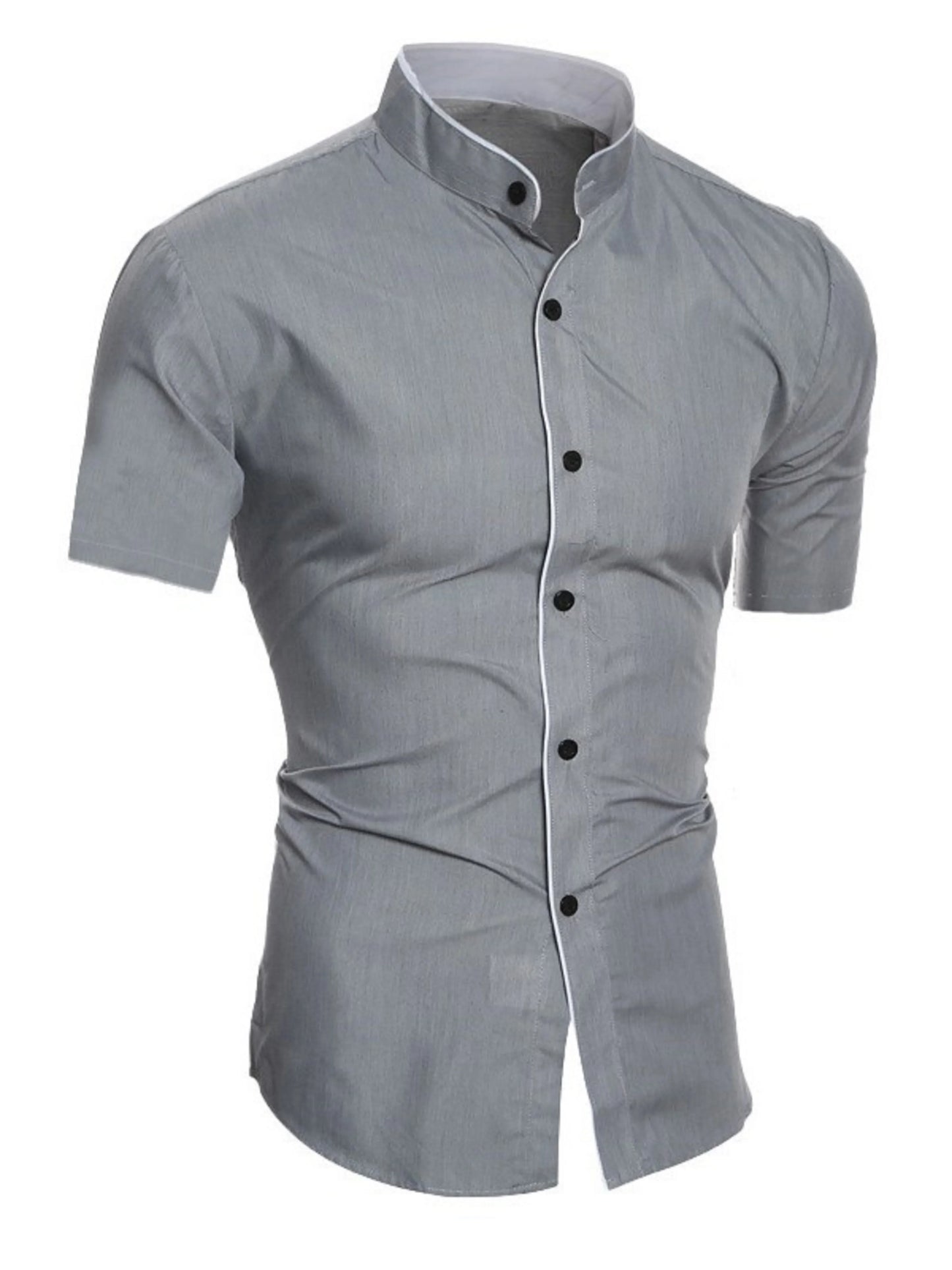 Camisa de algodón de manga corta