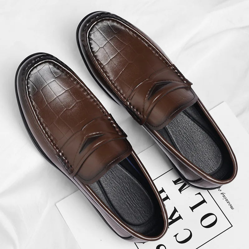 Mocasines elegantes de piel británicos