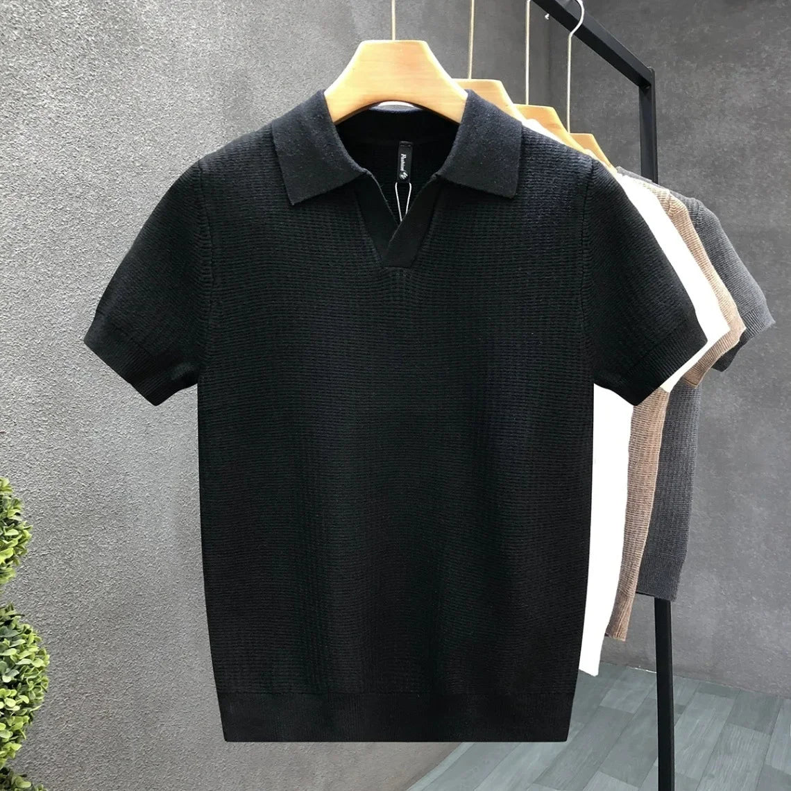 Polo de punto transpirable