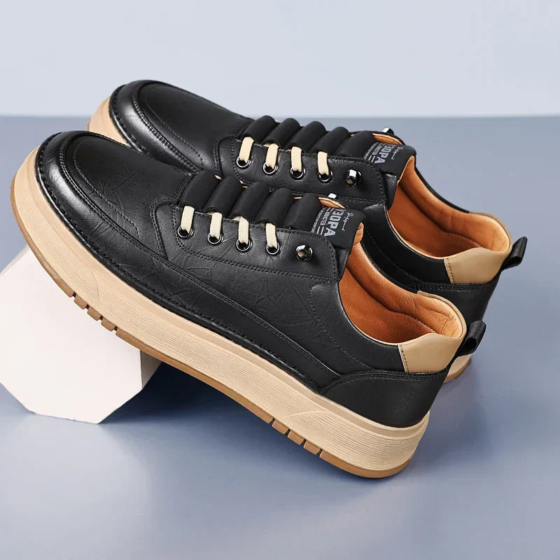 Elegantes zapatos de piel