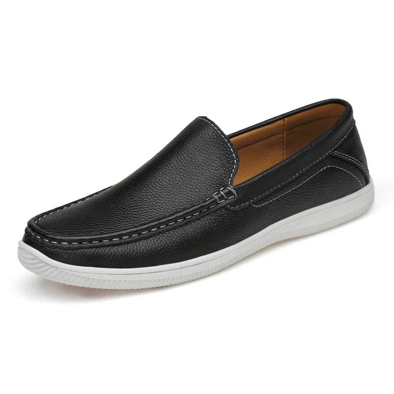 Mocasines de cuero elegantes para conducir