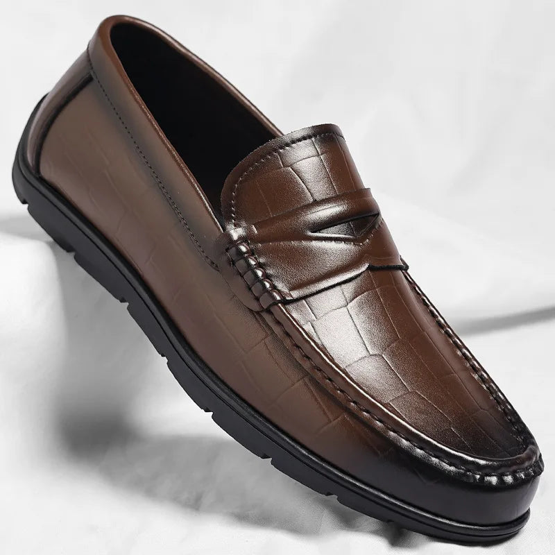 Mocasines elegantes de piel británicos