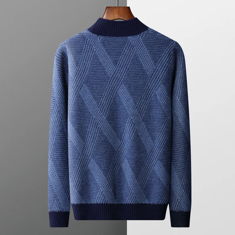 Jersey de cachemira con cuello alto Cuzco