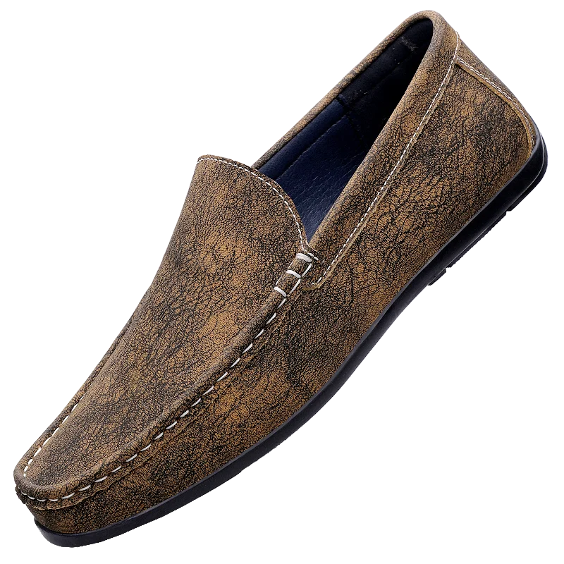 Mocasines de cuero elegantes para conducir