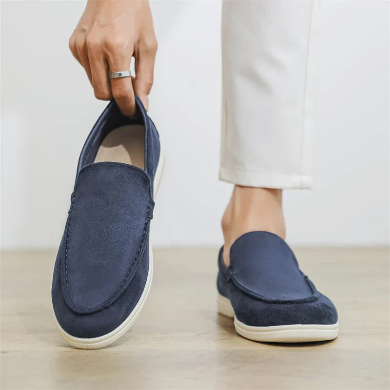 Mocasines casuales de ante