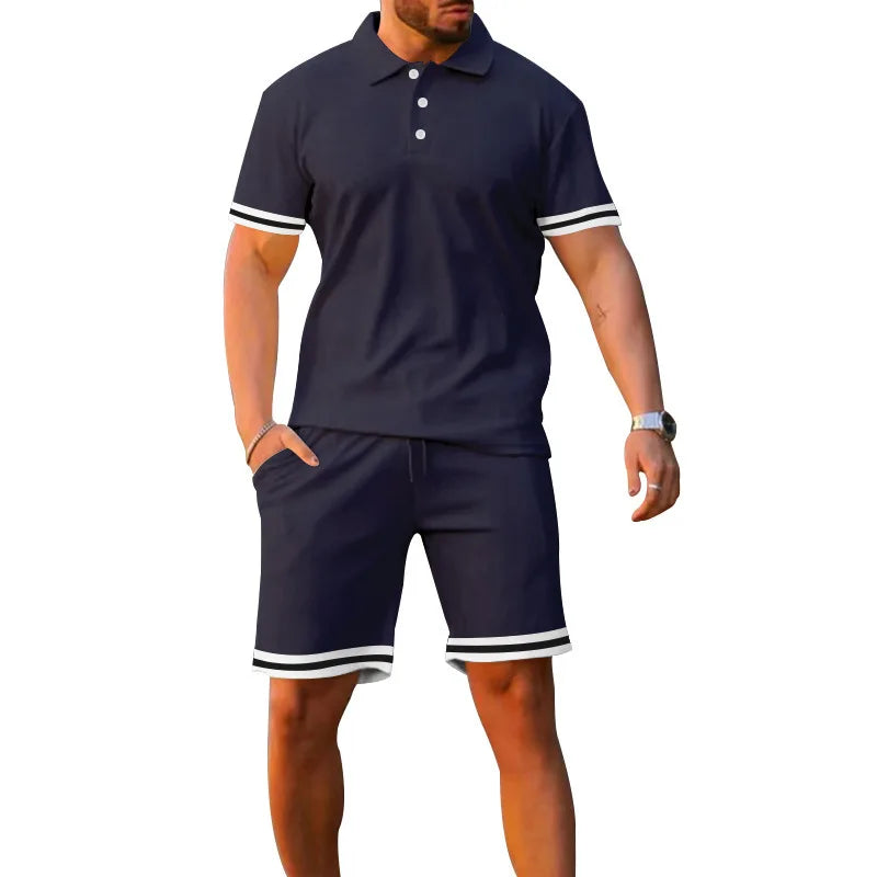 Elegante conjunto de polo