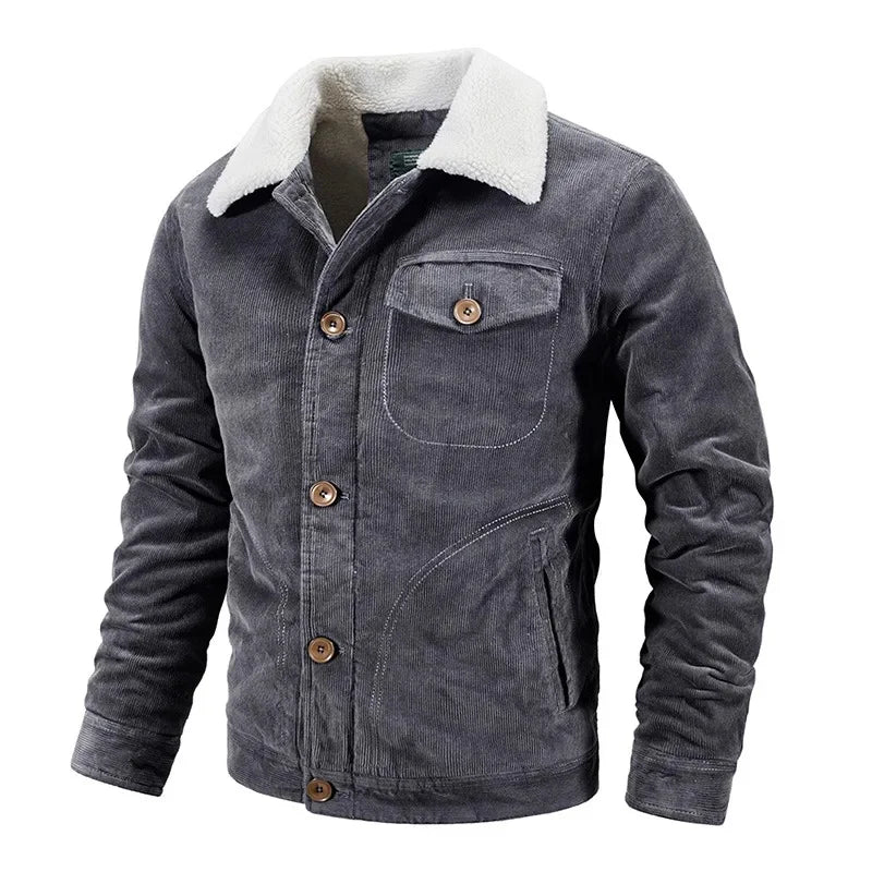 Elegante chaqueta acolchada de algodón