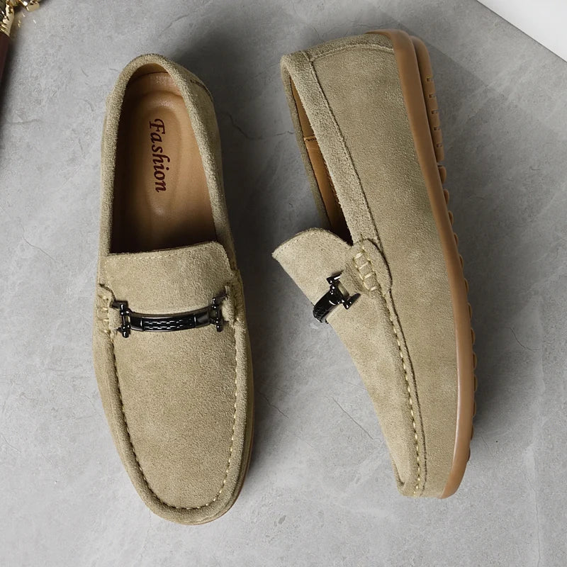 Mocasines de ante para conducir