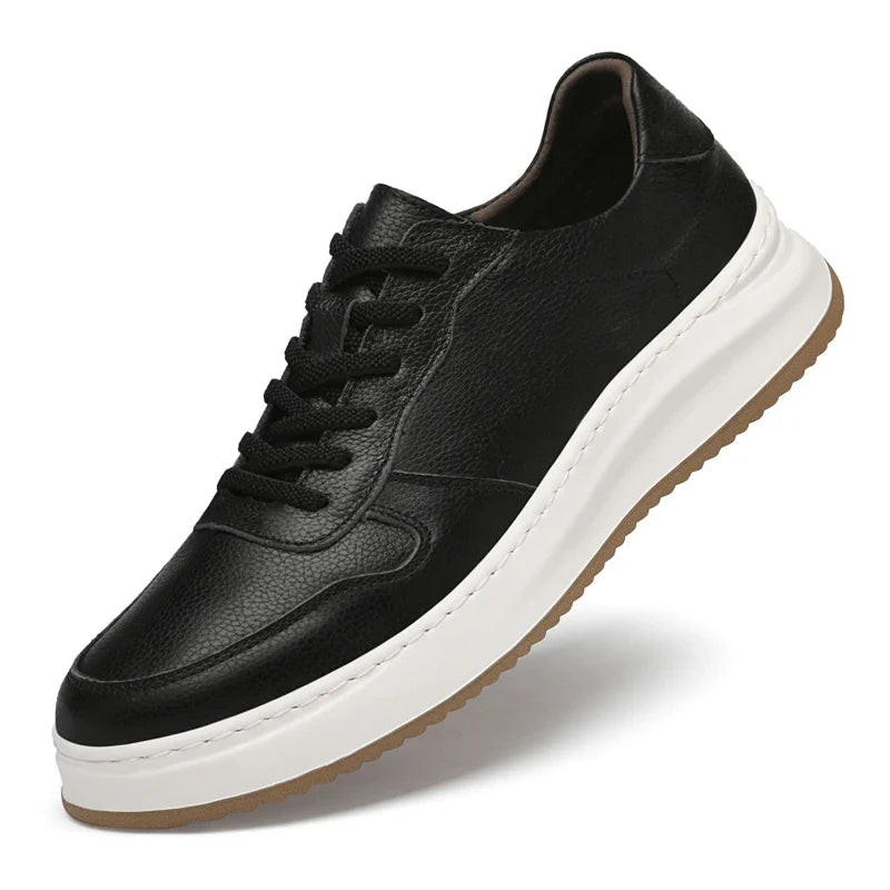 Cómodos zapatos de piel