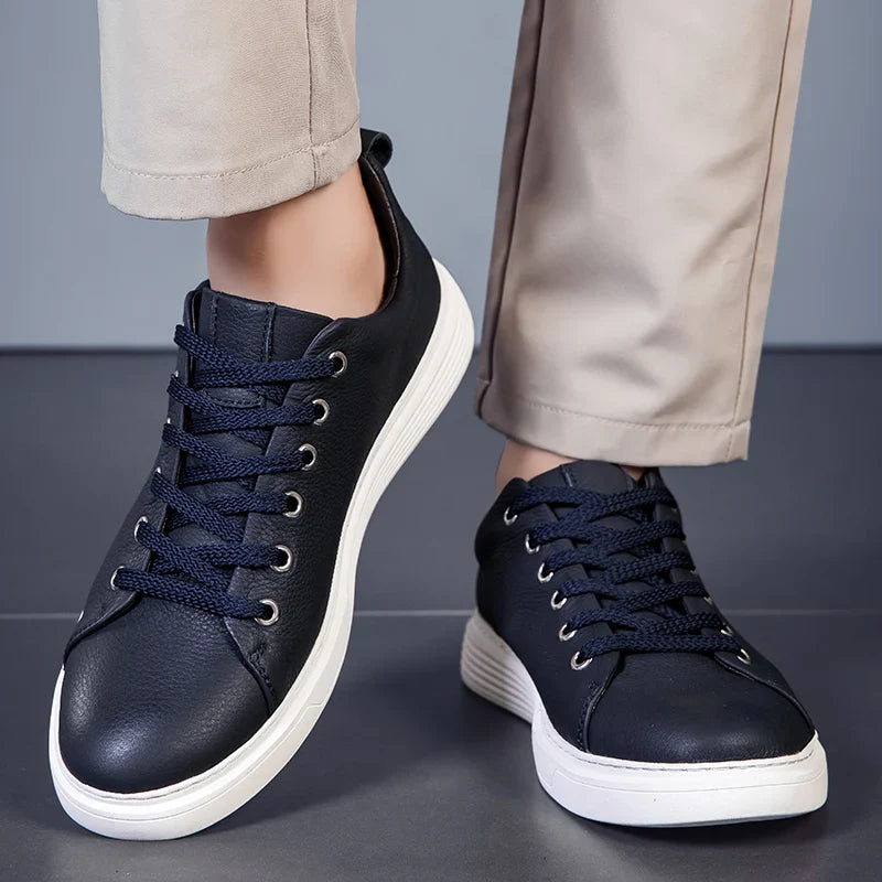 Elegantes zapatos de piel