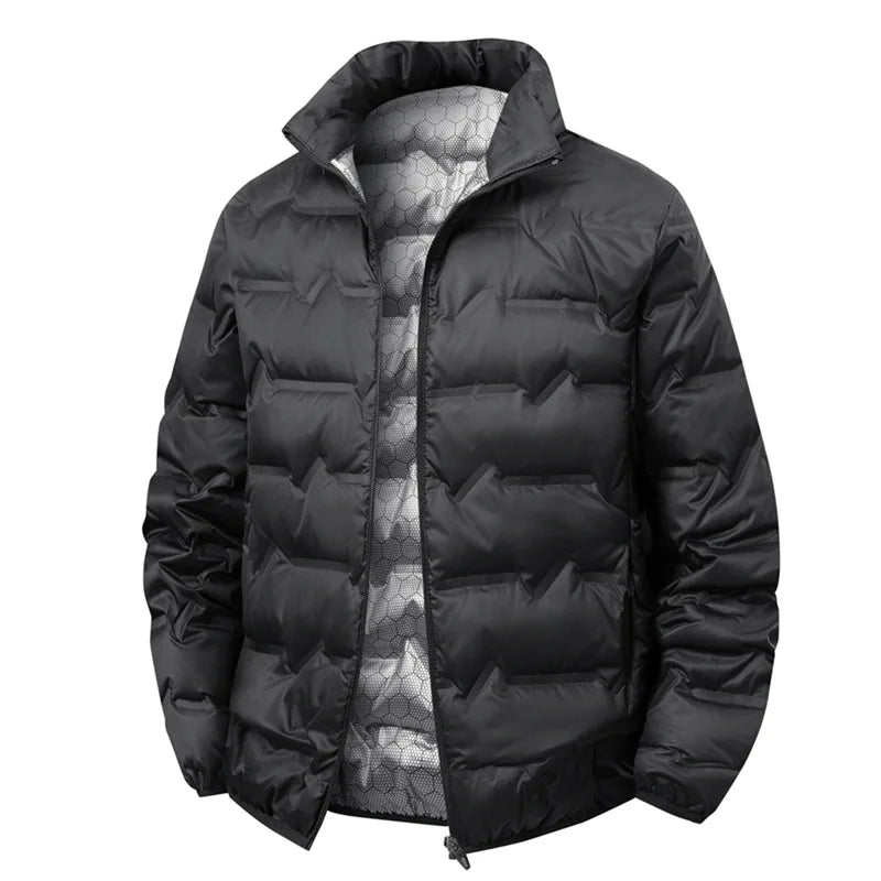 Elegante chaqueta cortaviento