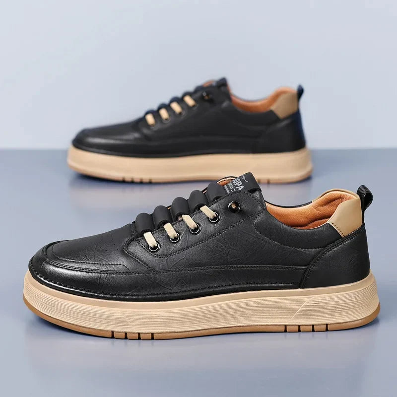 Elegantes zapatos de piel