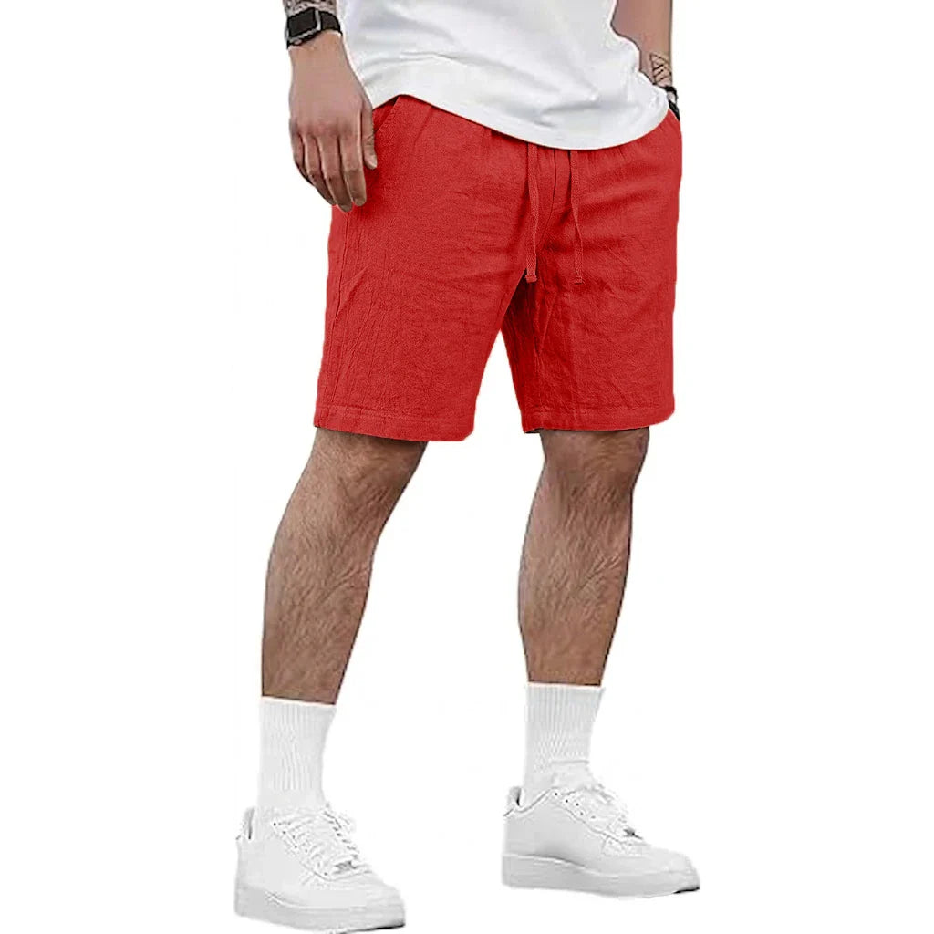 Pantalones cortos de lino para hombre