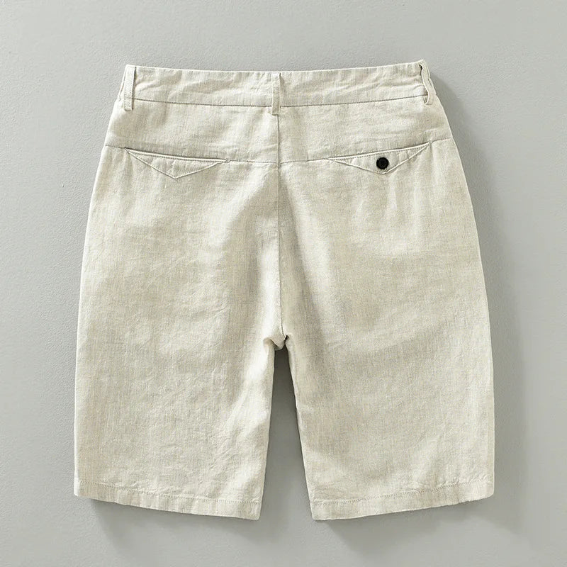 Pantalones cortos de lino de alta calidad