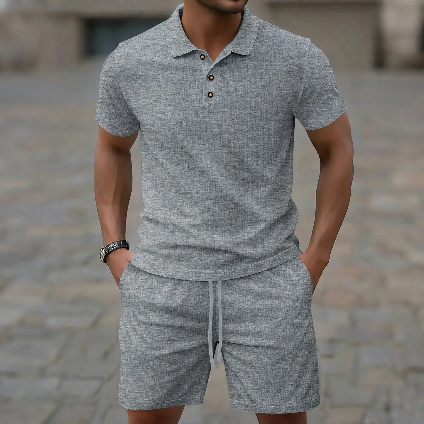 Conjunto de polo de verano