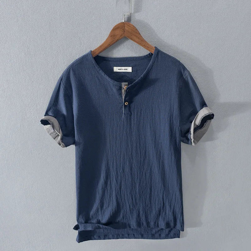 Camisa de verano elegante de algodón
