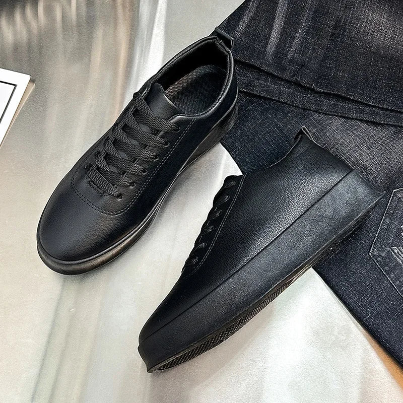 Elegantes zapatos de piel
