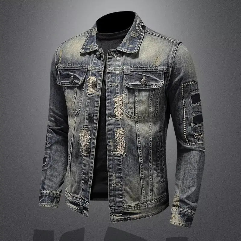 Elegante chaqueta vaquera