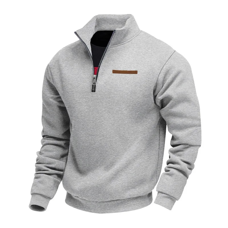 Jersey casual con cremallera