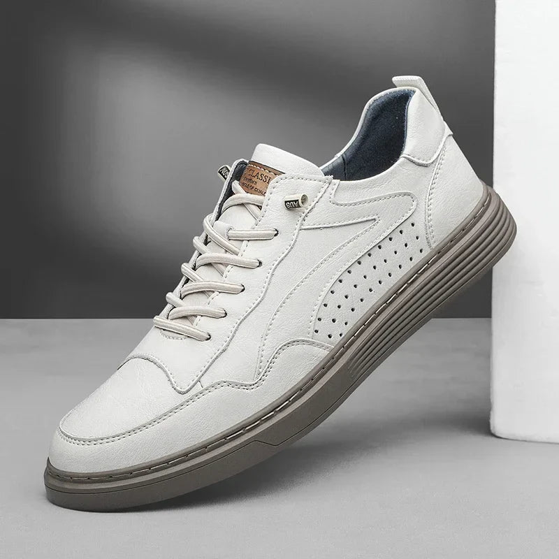 Elegantes zapatos de piel