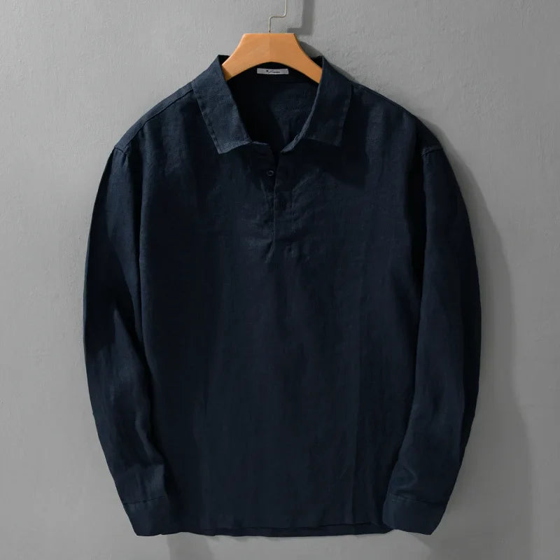 Elegante camisa de lino