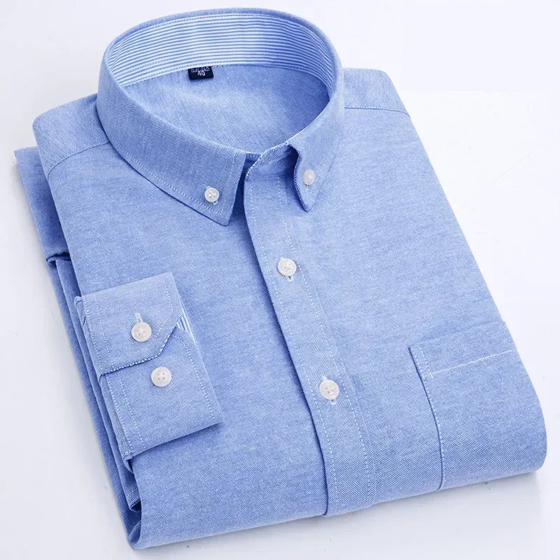 Camisa de algodón de manga larga