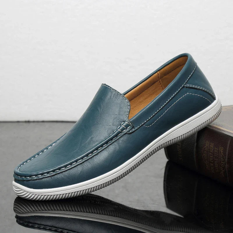 Mocasines de cuero elegantes para conducir