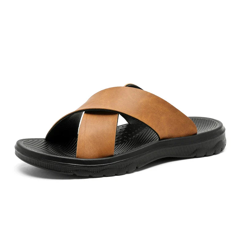 Sandalias casuales de piel